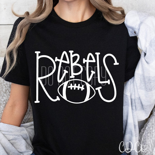 Doodle Football White DTF 4 of 5