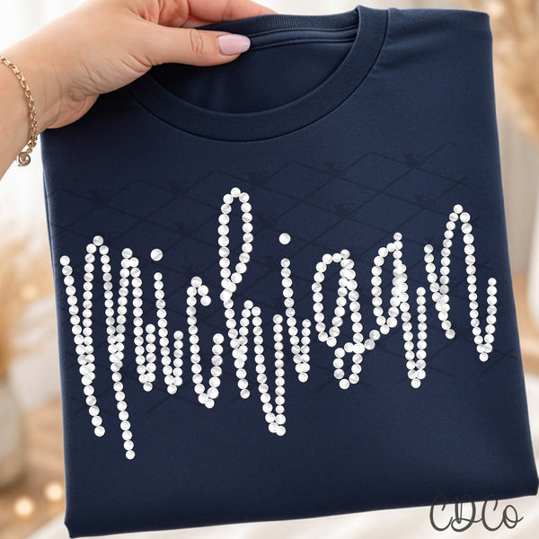 Handwritten State Pearl Collection DTF