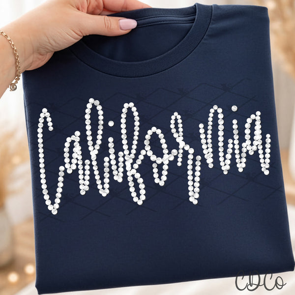 Handwritten State Pearl Collection DTF