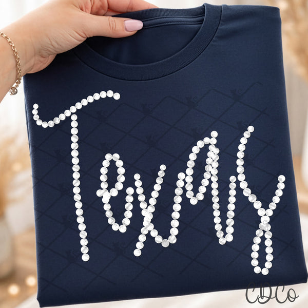 Handwritten State Pearl Collection DTF
