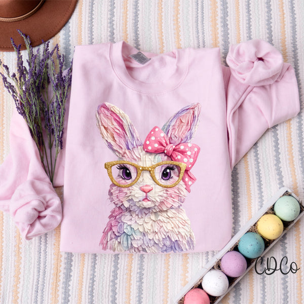 Easter bunny / Pink - 9120 DTF