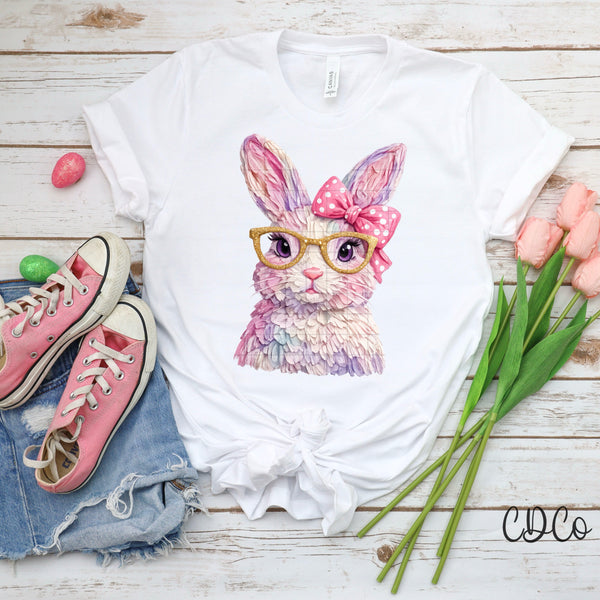 Easter bunny / Pink - 9120 DTF