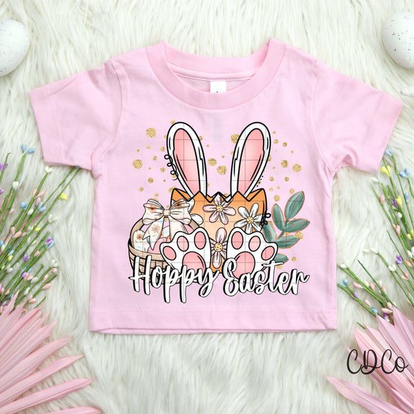 Hoppy Easter Eggs Ears Basket - 9119 DTF