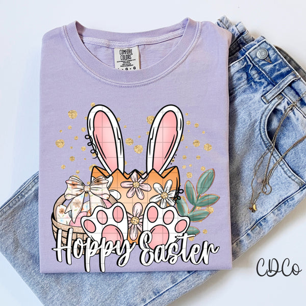 Hoppy Easter Eggs Ears Basket - 9119 DTF