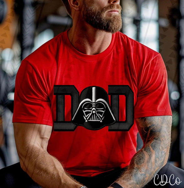 Dad Heroes Faux Embroidery (13 options) DTF