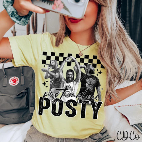 Post Checkered DTF