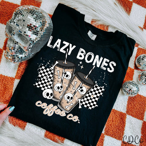 Lazy Bones / White -  7786 DTF