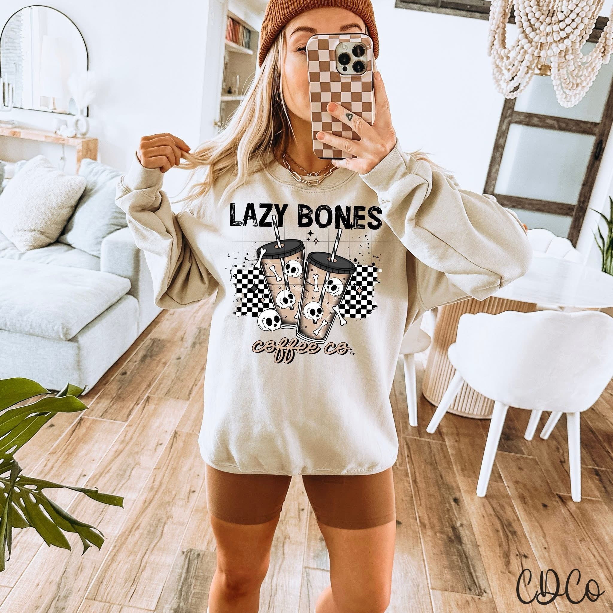 Lazy Bones / Black -  7788 DTF