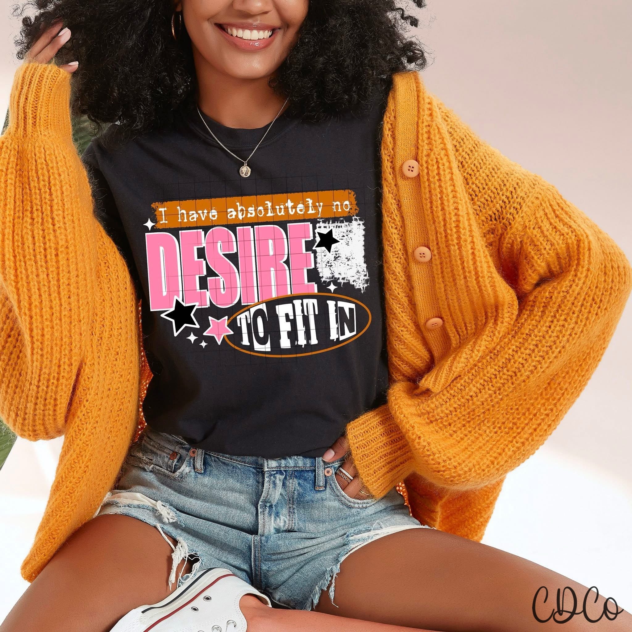 Desire To Fit In -  7790 DTF