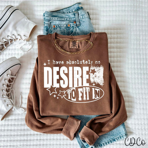 I Have Absolutely No Desire / White -  7794 DTF
