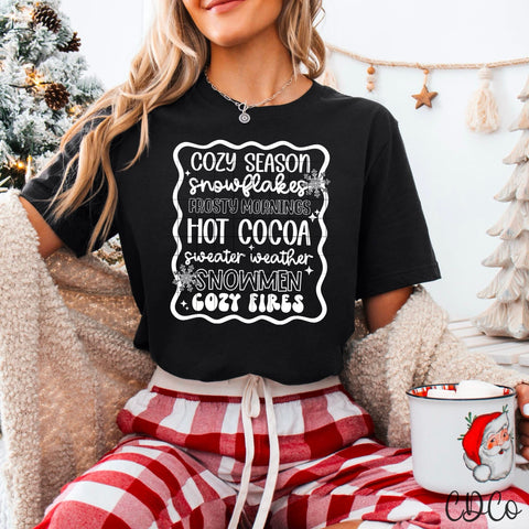 Cozy Season / White -  7799 DTF