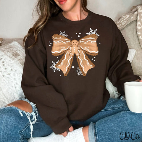 Gingerbread Bow -  7810 DTF