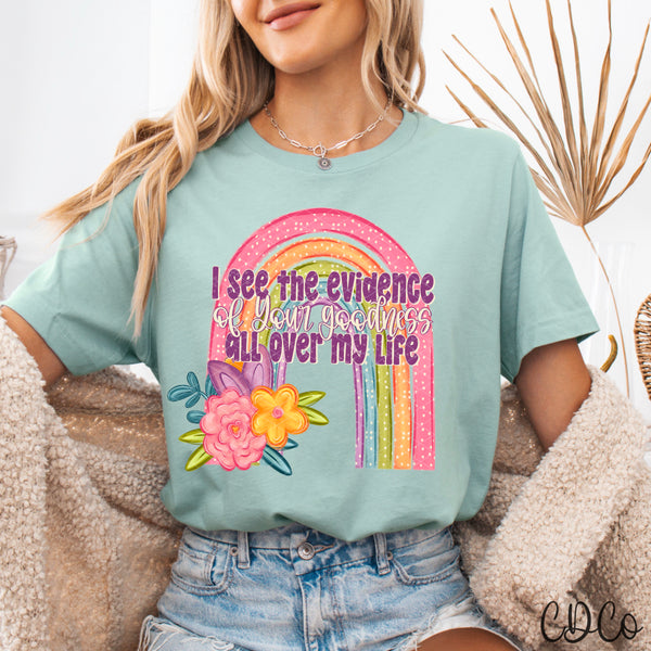 I See The Evidence Of Your Goodness - 9137 DTF - Chase Design Co.