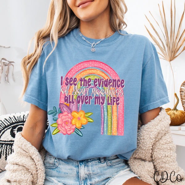 I See The Evidence Of Your Goodness - 9137 DTF - Chase Design Co.