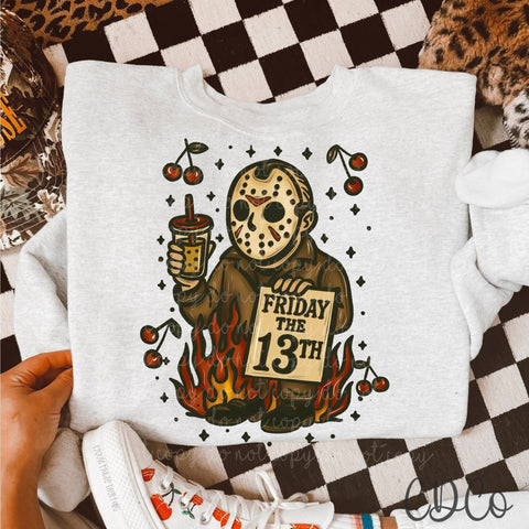 JV Friday the 13th Sipping Cherries No Words 5556 DTF