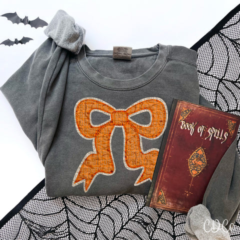 Orange Bow -  7833 DTF