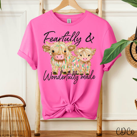 Fearfully & Wonderfully Made / Black -  7836 DTF