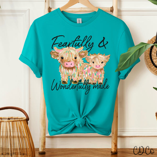 Fearfully & Wonderfully Made / Black -  7836 DTF