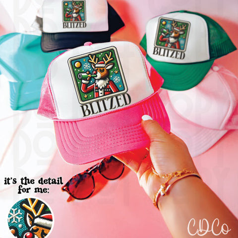 Blitzed Reindeer 2166 DTF