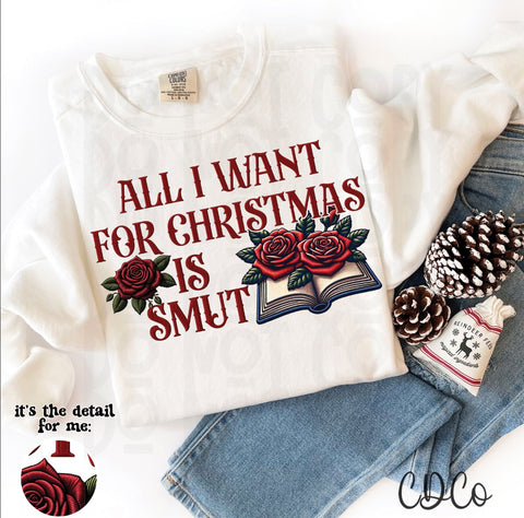 All I Want For Christmas Is Smut DTF