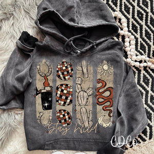 Stay Wild Western Brushstrokes 5617 DTF