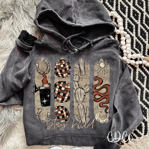 Stay Wild Western Brushstrokes 5617 DTF