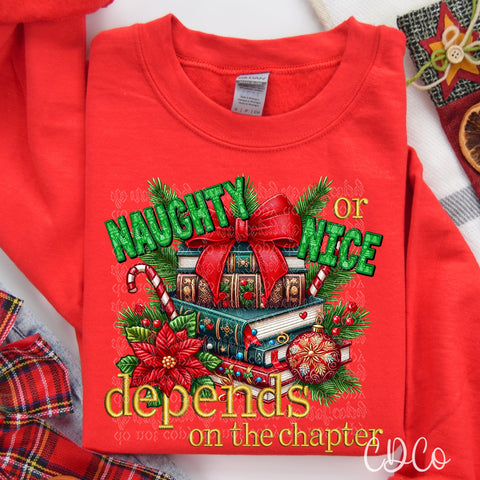 Naughty Or Nice Depends On The Chapter DTF