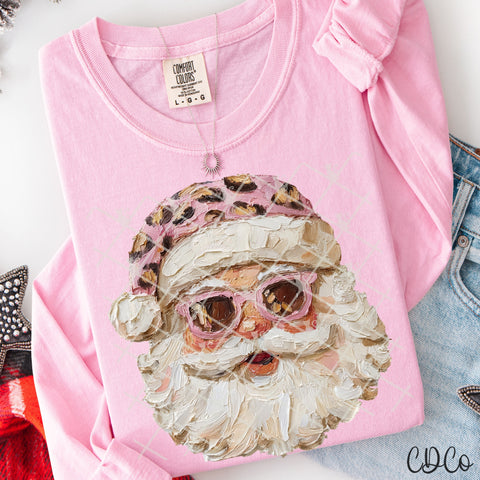 Painted Santa Leopard Sunnies 7845 DTF