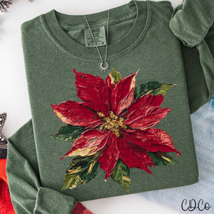 poinsettia-  7877 DTF