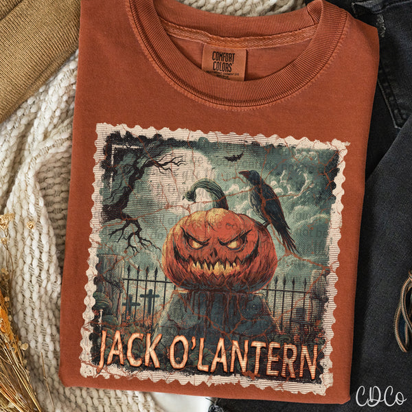 Spooky Halloween Stamps Vintage 1 of 3 DTF