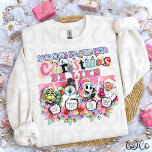 Making Plans For Christmas  -  7901 DTF