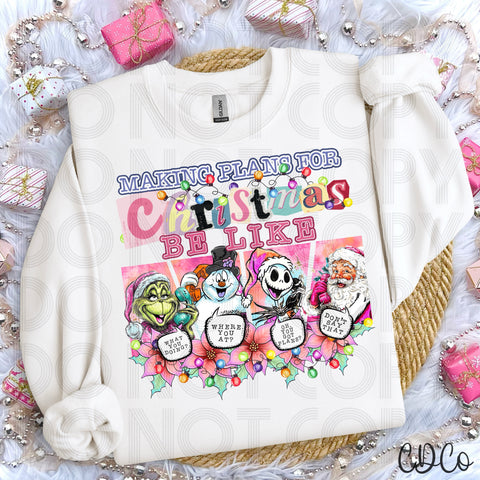 Making Plans For Christmas  -  7901 DTF
