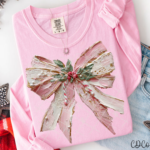 Hand Painted Bow -  7916 DTF