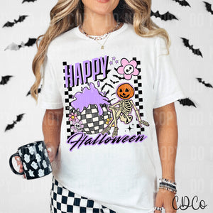 Happy Halloween Skeleton 6283 DTF