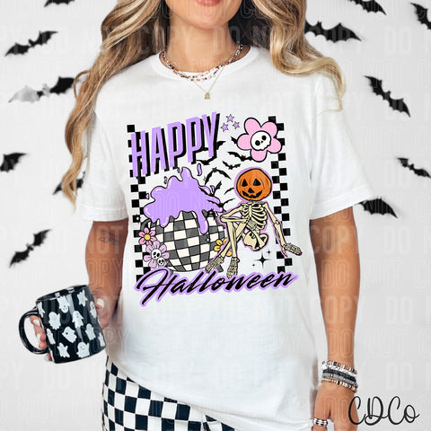 Happy Halloween Skeleton 6283 DTF