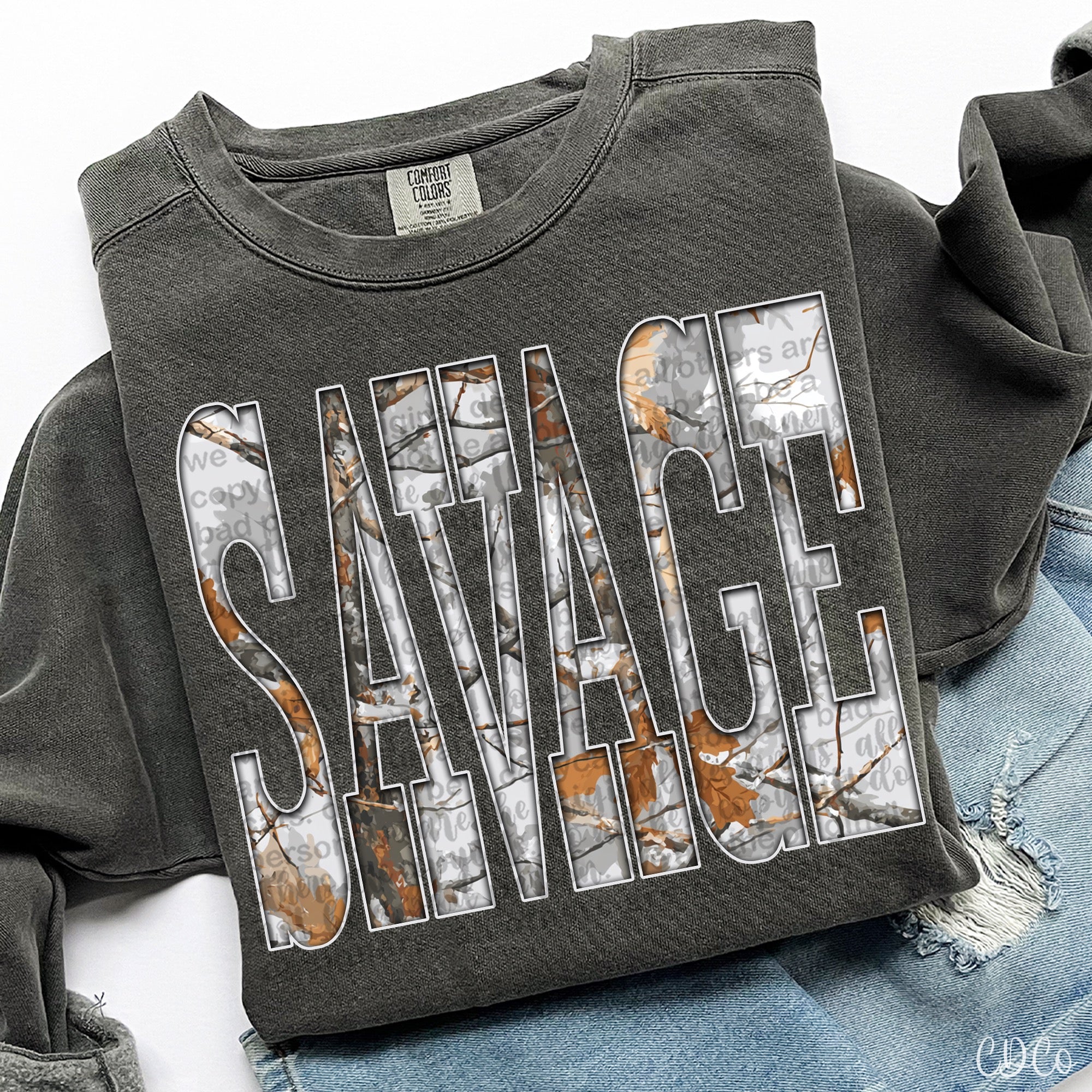 Camo Savage -  7926 DTF