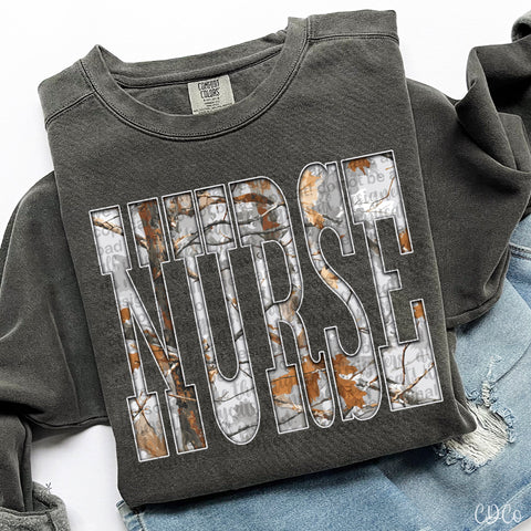 Camo Nurse -  7927 DTF