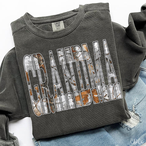 Camo Grandma -  7929 DTF