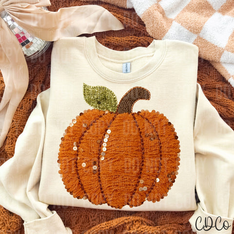Fall Pumpkin Faux Yarn -  7950 DTF