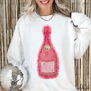 New year Bottle Yarn Pink -  7955 DTF