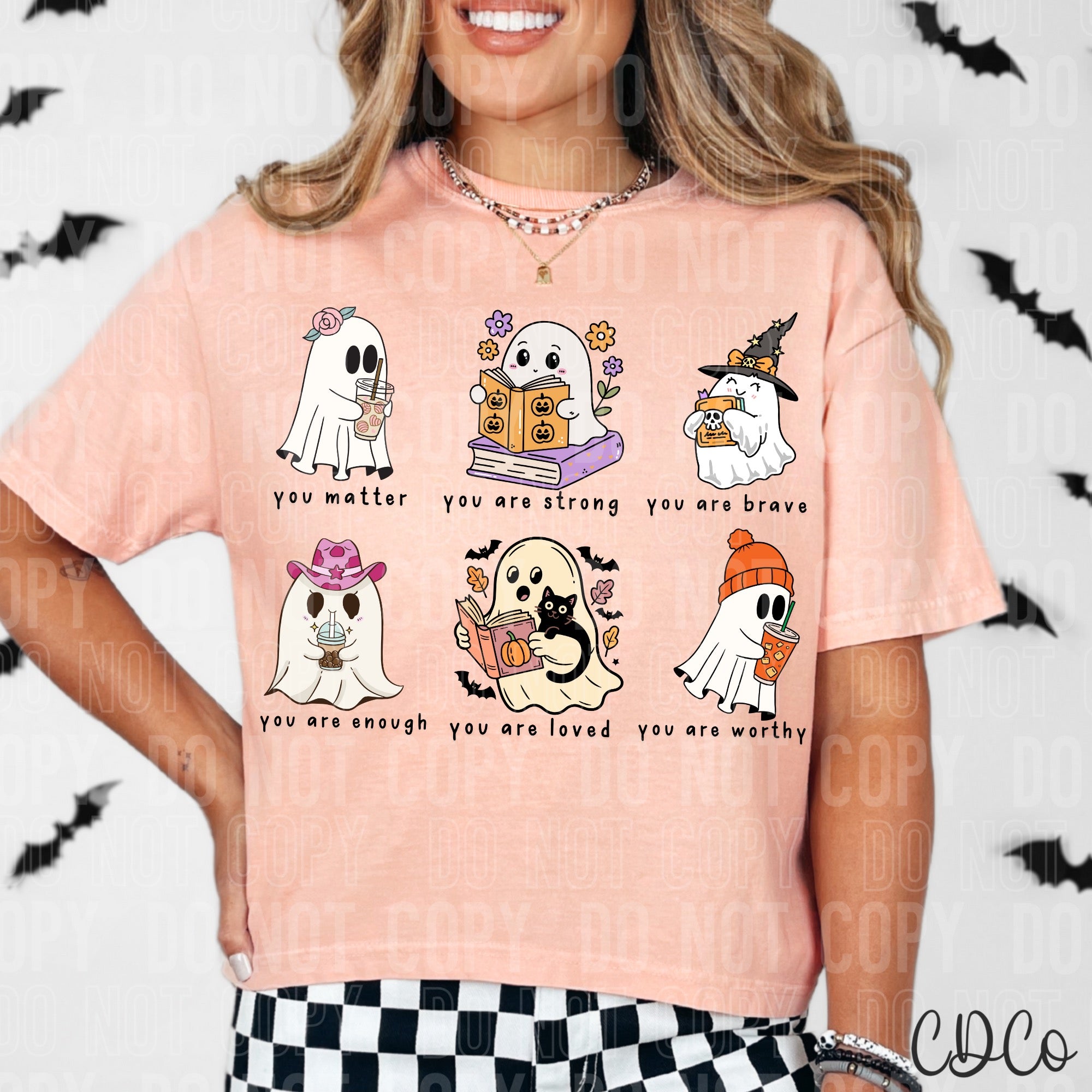 Motivational Halloween Ghost -  7982 DTF