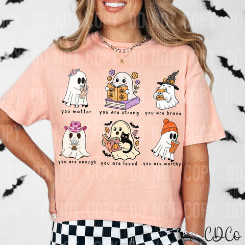 Motivational Halloween Ghost -  7982 DTF
