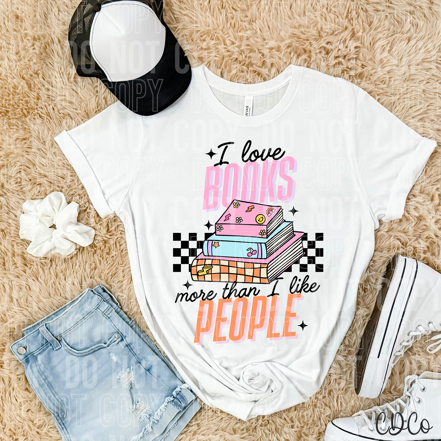 I Love Books More Than I Like People 3895 DTF