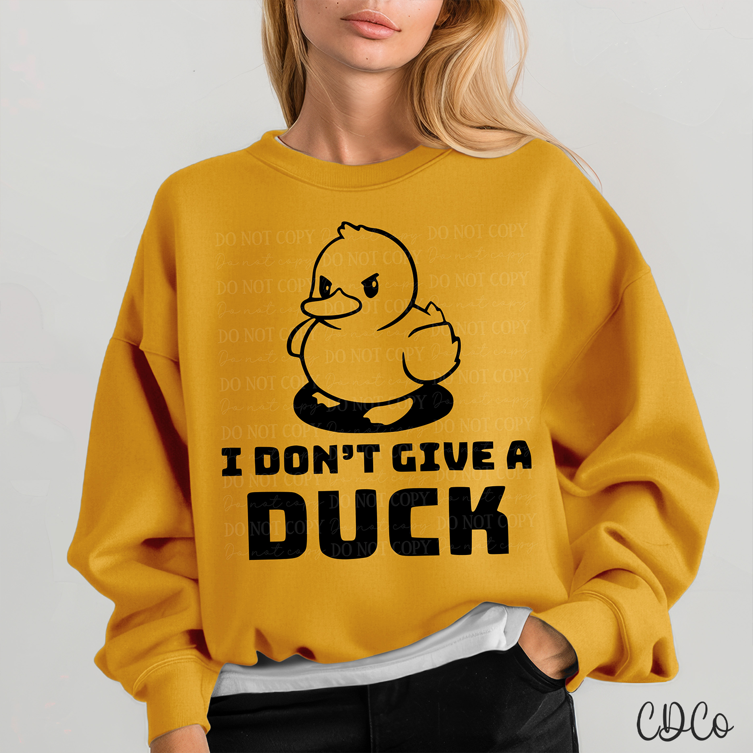 I Don't Give A Duck 2154 DTF