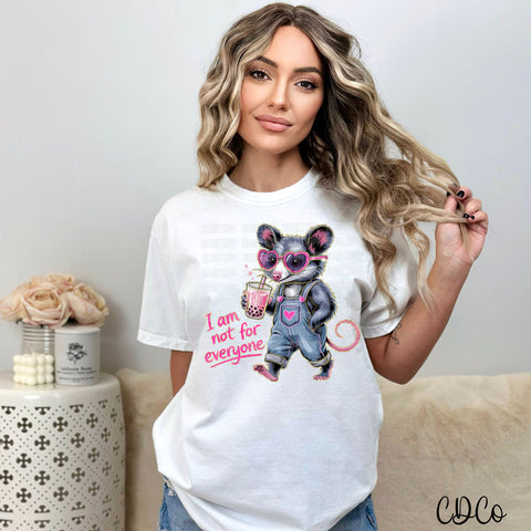 I Am Not For Everyone Opossum Gold Accents 5085 DTF