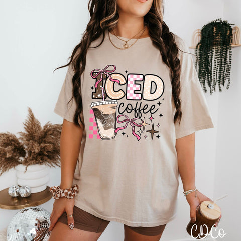 Iced Coffee Doodles (2 options) DTF