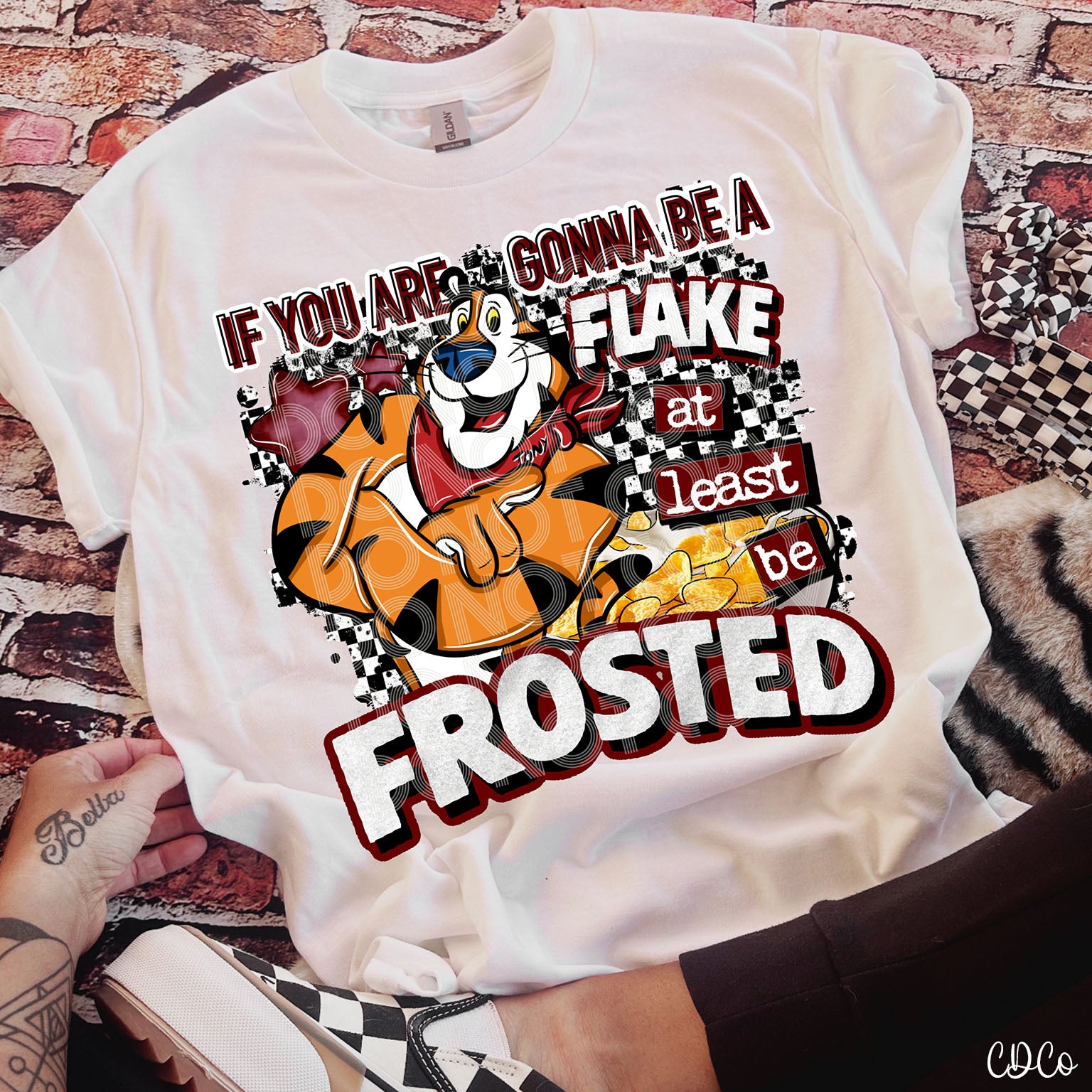 If You Are Going To Be a Flake At Least Be Frosted DTF