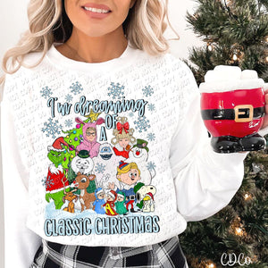 I'm Dreaming of a Classic Christmas DTF