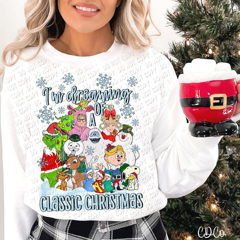 I'm Dreaming of a Classic Christmas DTF