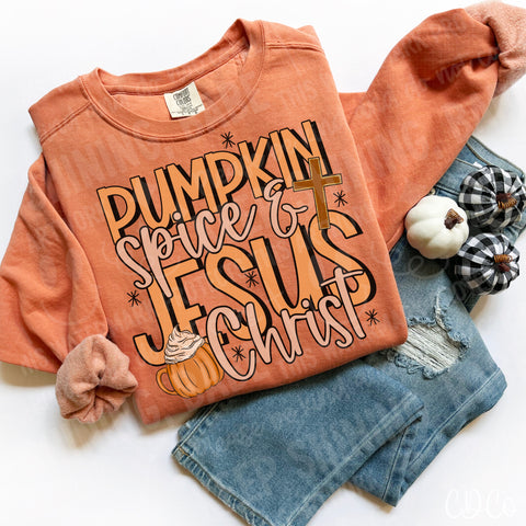 Pumpkin Spice & Jesus Christ - 7397 DTF